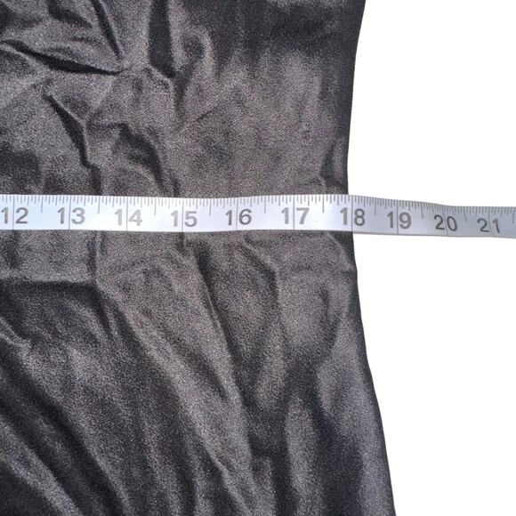 Alice + Olivia Black One-Shoulder Mini Dress - Picture 8 of 11